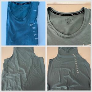 3 Nike Dri-FIT Men's Running Singlets - Size XL